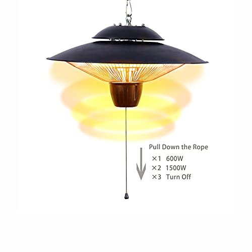 DONYER POWER 1500W Electrical Ceiling Patio Heater - Image 5