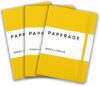 PAPERAGE Dotted Journal Notebooks, 3 Pack, Yellow