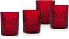 Godinger Double Old Fashioned Glasses, Red Set