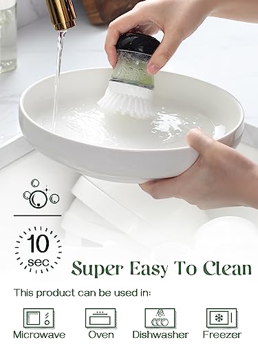 DOWAN 65 Oz Ceramic Pasta & Salad Bowls Set - Image 4