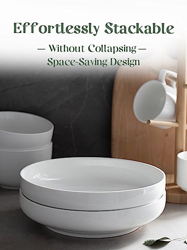 DOWAN 65 Oz Ceramic Pasta & Salad Bowls Set - Image 5
