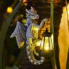 Fashionoda Dragon Tree Hugger With Solar Lantern