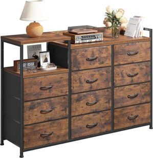 EnHomee Dresser With 11 Drawers, TV Stand