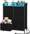 Yoobure Dresser With Charging Station And LED