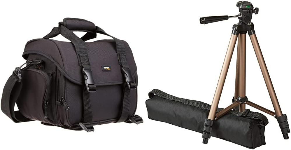 Amazon Basics DSLR Gadget Bag & Tripod Stand