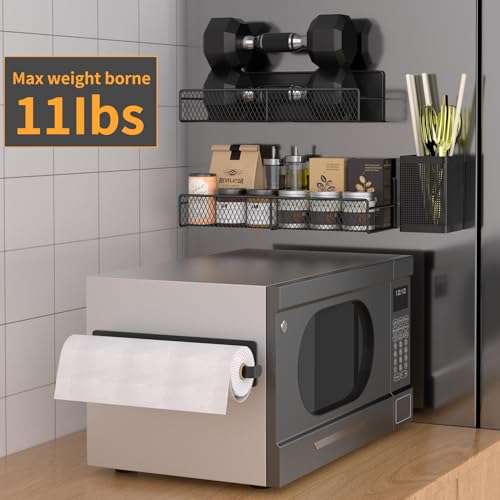 DTUQYX Magnetic Spice Rack With Towel Holder - Image 4