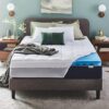 Sleep Innovations Dual Layer Memory Foam Mattress Topper, Queen Size