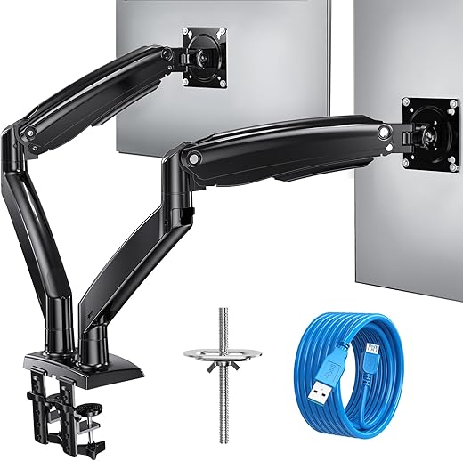 HUANUO Dual Monitor Arm For 13-35 Inch Screens