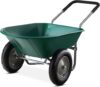 Best Choice Products Dual-Wheel Yard Wheelbarrow Garden Cart