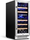 Yeego Dual Zone Wine Fridge, 28 Bottles