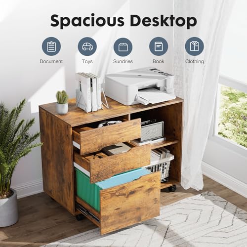DUMOS Lateral File Cabinet With 3 Drawers - Image 3