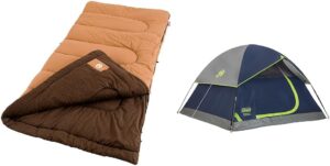 Coleman Dunnock Cold Weather Sleeping Bag & Tent
