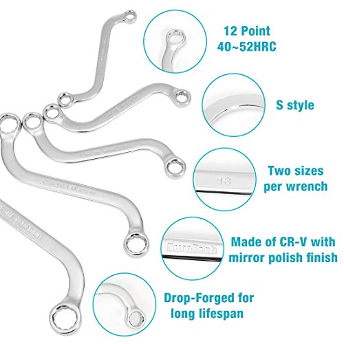 DURATECH 19-Piece Drive Crowfoot Wrench Set - Image 5