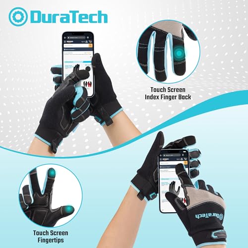 DURATECH Safety Work Gloves, Touch Screen, Large - Image 5