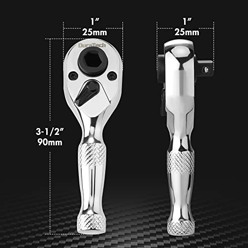 DURATECH Stubby Ratchet Wrench And Magnetic Socket Set - Image 5