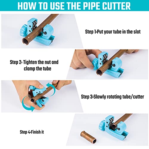 DURATECH Tubing Cutter 3/16"-1-1/8" Compact - Image 5