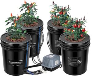 VIVOSUN DWC Hydroponics Grow System, 5-Gallon
