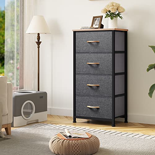 DWVO 4 Drawer Fabric Storage Tower Dresser - Image 2
