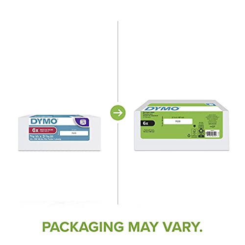 DYMO LW 1-Up File Folder Labels, White - Image 2