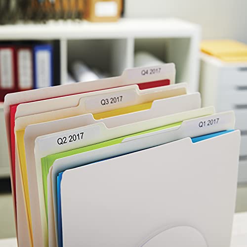DYMO LW 1-Up File Folder Labels, White - Image 4