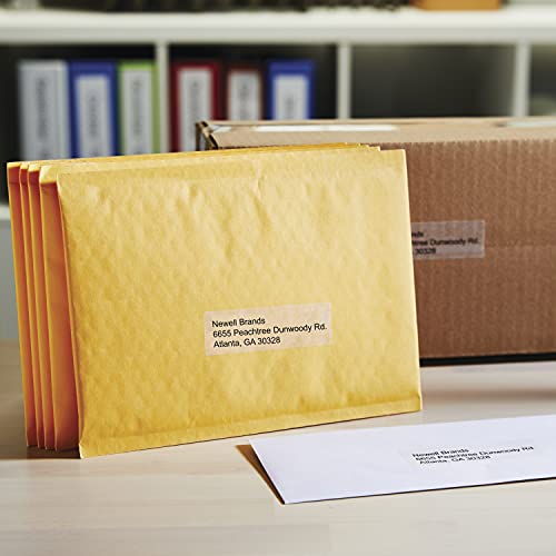 DYMO LW Mailing Address Labels, Clear, 1 Roll - Image 5