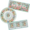 Certified International Easter Melamine Hostess Serveware Set, Large