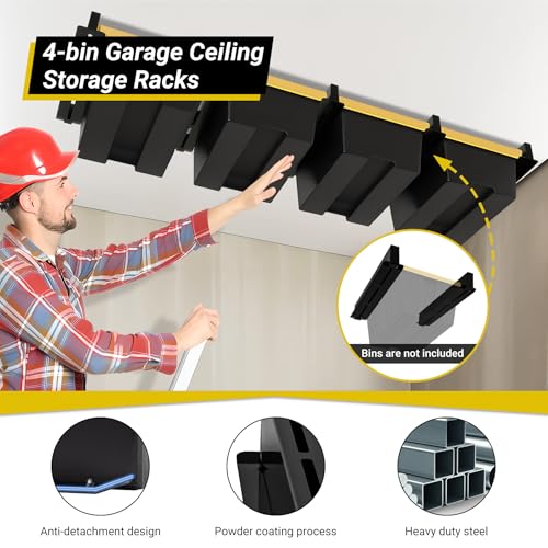 Eastrexon Overhead Garage Storage Rack, Heavy Duty - Image 3