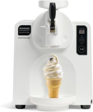 Nostalgia Easy-Dispensing Soft Serve Ice Cream Machine