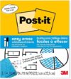 Post-it Easy Erase Whiteboard Surface, 9.1 in