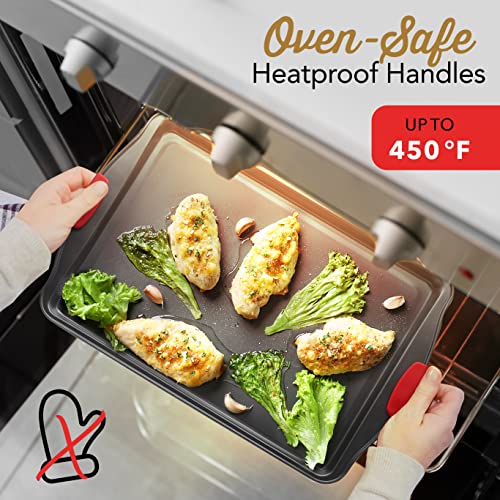 EATEX 3-Piece Steel Baking Sheet Set - Image 5