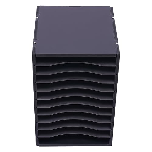EcoTypee 11 Tier Desk Organizer Tray Shelves, Black - Image 5