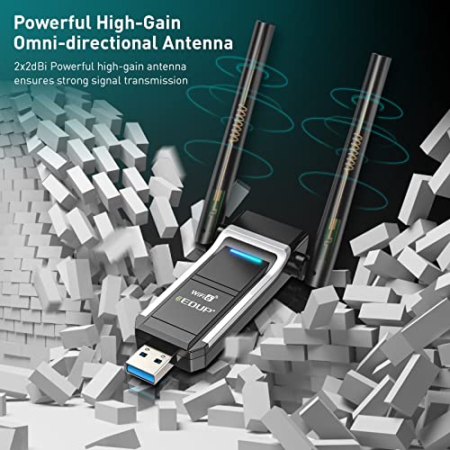 EDUP AX1800 USB WiFi 6 Adapter Dual-Band - Image 4
