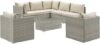 Modway EEI-3008-LGR-BEI Patio Sectional Set