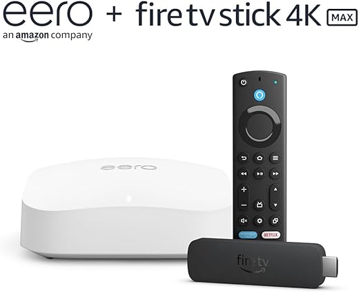 eero Eero Pro 6E Mesh Router With Fire TV Stick 4K Max
