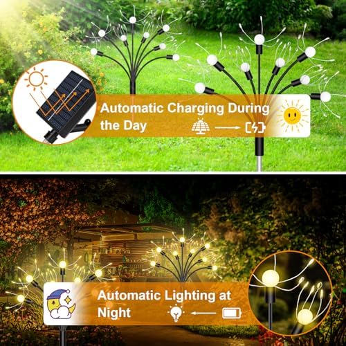 Eiruaw Solar Swaying Fireworks Lights, 192 LED - Image 5