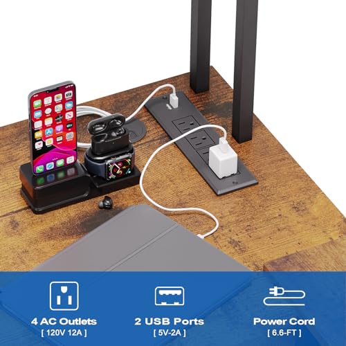 ElectraSpeedy L Shaped Gaming Desk With Hutch - Image 5