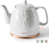 toptier Electric Ceramic Tea Kettle, 1 L White