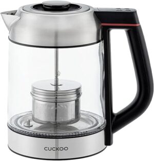 CUCKOO Electric Glass Tea Kettle With Infuser