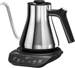 Offacy Electric Gooseneck Kettle, 0.9L 1200W Quick Heating