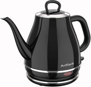 Anfilank Electric Gooseneck Kettle, 1L Stainless Steel