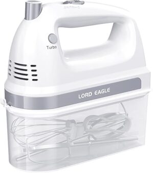 Lord Eagle Electric Hand Mixer 300W, 5-Speed Beater