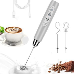 BSRGMS Electric Handheld Milk Frother, 3 Speed Adjustable