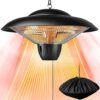 Danluke Electric Hanging Patio Heater, 1500W, Ceiling Mounted