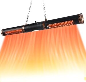 STAR PATIO Electric Hanging Patio Heater, 750/1500W Infrared