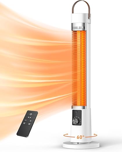 AEROZY Electric Infrared Heater With Oscillation