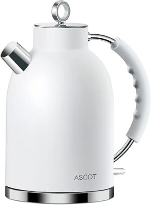 ASCOT Electric Kettle 1.5L 1500W Matte White
