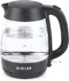 ISILER Electric Kettle, 1.7 L Glass Boiler