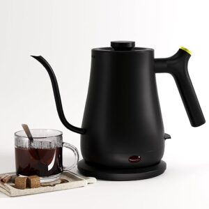 Larmstom Electric Kettle Gooseneck, 0.9L 1200W Heater