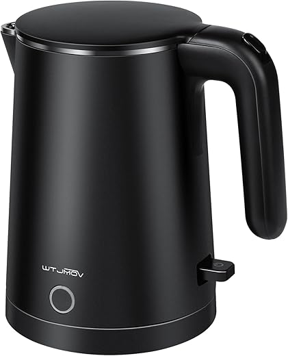 WTJMOV Electric Kettle Stainless Steel, 1.0L