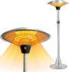 Gorilla Gadgets Electric Patio Heater 1500W, Free Standing (EPH-SIL)